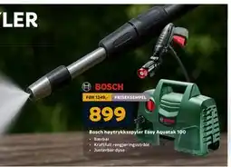 Megaflis Bosch høytrykksspyler Easy Aquatak 100, NOK 899 tilbud