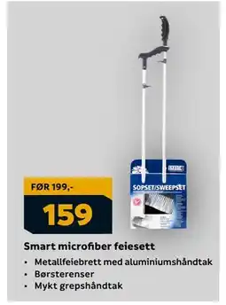 Megaflis Smart microfiber feiesett, NOK 159 tilbud
