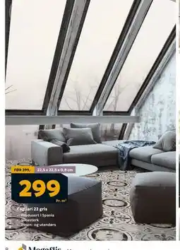 Megaflis Cagliari 22 gris, NOK 299 tilbud