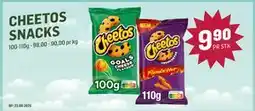 Holdbart Cheetos Snacks, NOK 9.9 tilbud