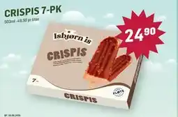 Holdbart Crispis 7-pk, NOK 24.9 tilbud