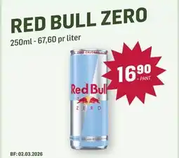 Holdbart Red Bull Zero, NOK 16.9 tilbud