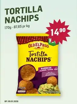 Holdbart Tortilla Nachips, NOK 14.9 tilbud