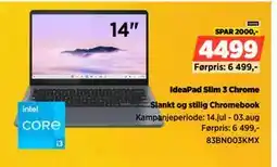 POWER IdeaPad Slim 3 Chrome, NOK 4499 tilbud