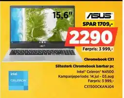 POWER Slitesterk Chromebook bærbar pc, NOK 2290 tilbud