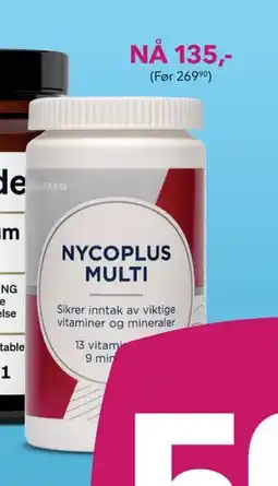 Apotek 1 NYCOPLUS MULTI, NOK 135 tilbud