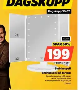 POWER Sminkespeil, NOK 199 tilbud