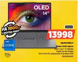 POWER IdeaPad Slim 3, NOK 13998 tilbud