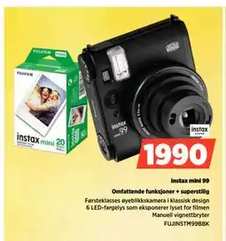POWER instax mini 99, NOK 1990 tilbud