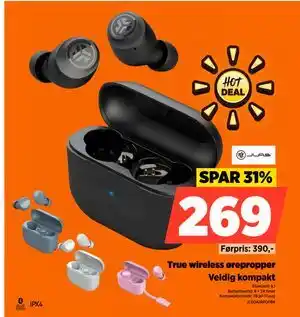 POWER True wireless ørepropper, NOK 269 tilbud