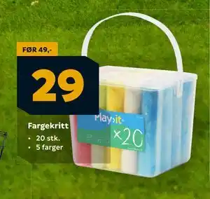 Megaflis Fargekritt, NOK 29 tilbud