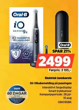 POWER Elektrisk tannbørste, NOK 2499 tilbud