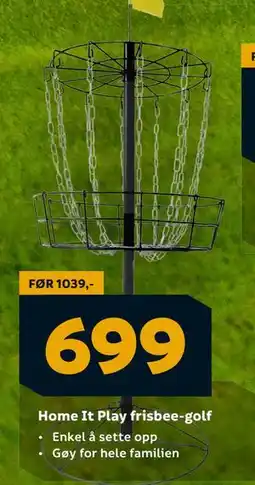 Megaflis Home It Play frisbee-golf, NOK 699 tilbud