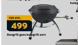 Megaflis Dangrill gass kulegrill sort, NOK 499 tilbud