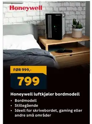 Megaflis Honeywell luftkjøler bordmodell, NOK 799 tilbud