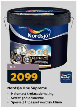 Megaflis Nordsjø One Supreme, NOK 2099 tilbud