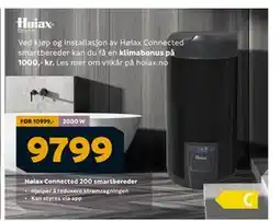 Megaflis Høiax Connected 200 smartbereder, NOK 9799 tilbud