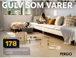 Megaflis Pergo laminatgulv Trondheim Fresh Nordic Oak, NOK 178 tilbud