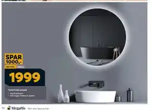 Megaflis Trend Fresh lysspeil, NOK 1999 tilbud