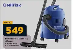 Megaflis Nilfisk Buddy II 12 tørr- og våtsuger, NOK 549 tilbud