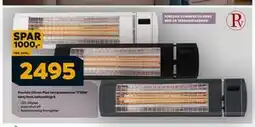 Megaflis Provida Ultron Plus terrassevarmer 1750W sort/hvit/antrasittgrå, NOK 2495 tilbud