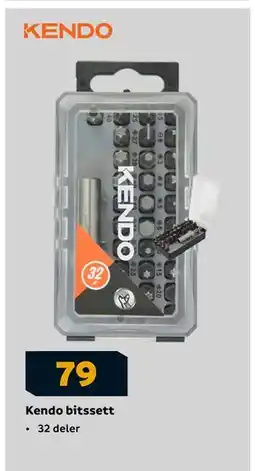 Megaflis Kendo bitssett, NOK 79 tilbud
