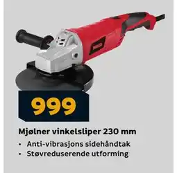 Megaflis Mjølner vinkelsliper 230 mm, NOK 999 tilbud