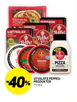 Bunnpris UTVALGTE PEPPESPRODUKTER tilbud