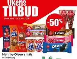 Spar Hennig-Olsen småis tilbud