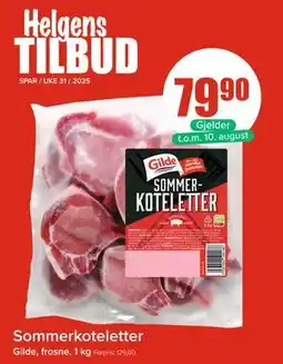 Spar Sommerkoteletter, NOK 79.9 tilbud