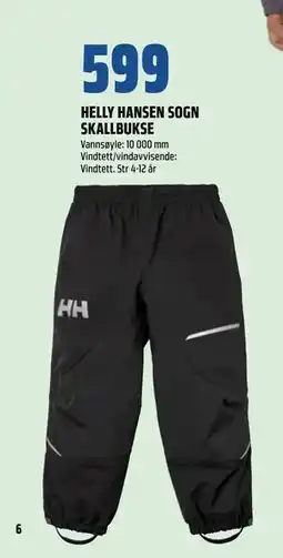 Coop Obs HELLY HANSEN SOGN SKALLBUKSE, NOK 599 tilbud