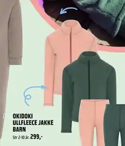 Coop Obs OKIDOKI ULLFLEECE JAKKE BARN, NOK 299 tilbud