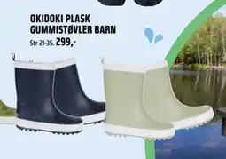 Coop Obs OKIDOKI PLASK GUMMISTØVLER BARN, NOK 299 tilbud
