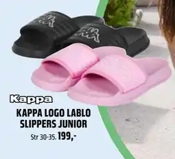 Coop Obs KAPPA LOGO LABLO SLIPPERS JUNIOR, NOK 199 tilbud
