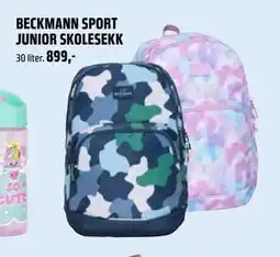 Coop Obs BECKMANN SPORT JUNIOR SKOLESEKK, NOK 899 tilbud