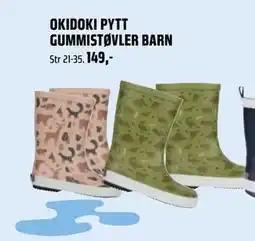 Coop Obs OKIDOKI PYTT GUMMISTØVLER BARN, NOK 149 tilbud
