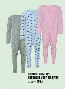 Coop Obs OKIDOKI BAMBUS HELDRESS VEGA TIL BABY, NOK 299 tilbud