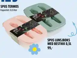 Coop Obs SPIIS LUNSJBOKS MED BESTIKK 0,5L, NOK 99 tilbud