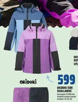 Coop Obs OKIDOKI EIDE SKALLJAKKE, NOK 599 tilbud