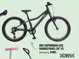 Coop Obs DBS SUPERNOVA K20 BARNESYKKEL 20 25, NOK 3490 tilbud
