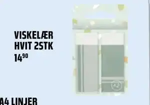Coop Obs VISKELÆR HVIT 2STK, NOK 14.9 tilbud