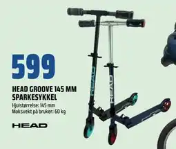 Coop Obs HEAD GROOVE 145 MM SPARKESYKKEL, NOK 599 tilbud