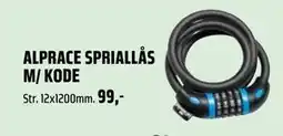 Coop Obs ALPRACE SPRIALLÅS M/ KODE, NOK 99 tilbud