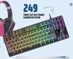 Coop Obs TRUST GXT 833 THADO GAMINGTASTATUR, NOK 249 tilbud