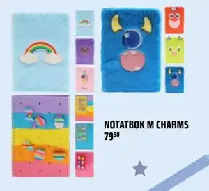 Coop Obs NOTATBOK M CHARMS, NOK 79.9 tilbud