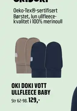 Coop Obs OKI DOKI VOTT ULLFLEECE BABY, NOK 129 tilbud