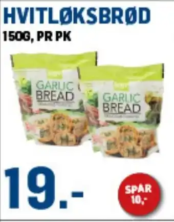 Price Lagerbutikk HVITLØKSBRØD tilbud