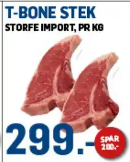 Price Lagerbutikk T-BONE STEK tilbud