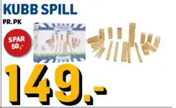 Price Lagerbutikk KUBB SPILL tilbud
