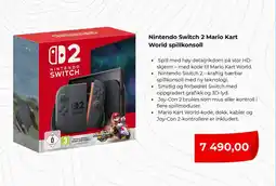 Clas Ohlson Nintendo Switch 2 Mario Kart World spillkonsoll tilbud